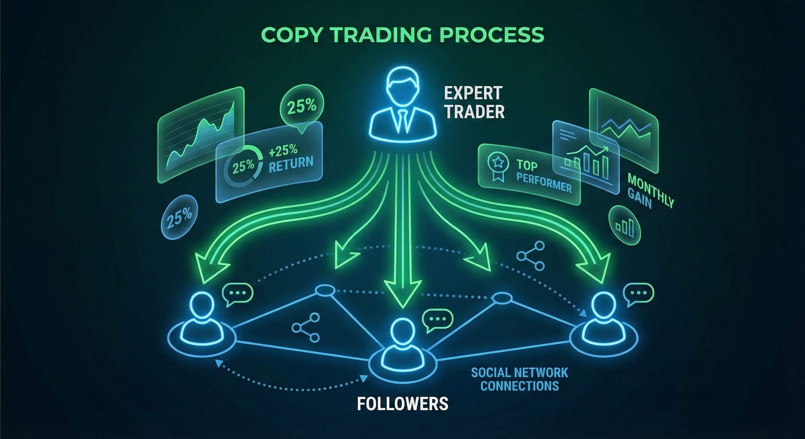 Quy trình copy trading - Sao chép giao dịch từ chuyên gia