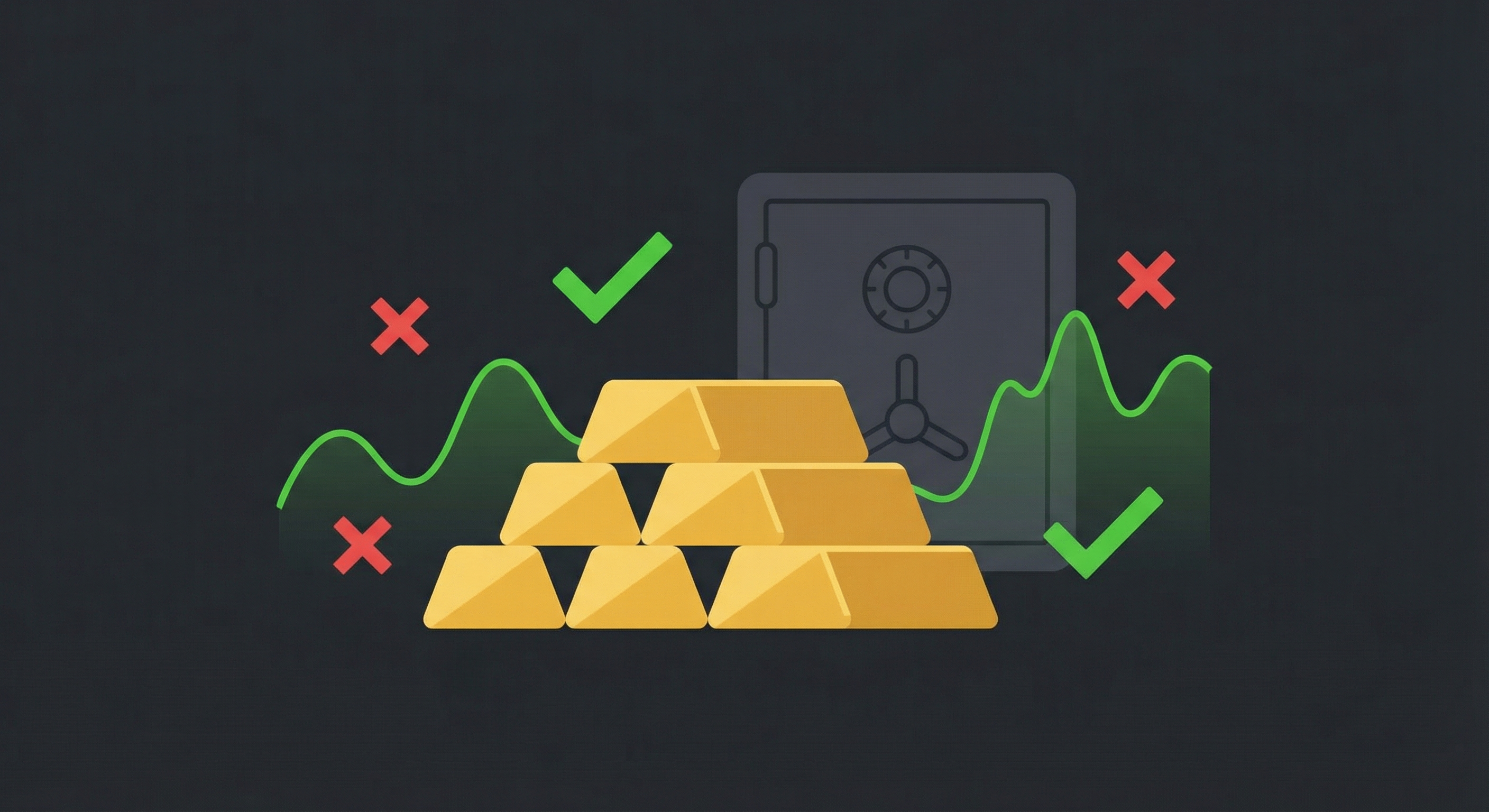 Minh họa ưu nhược điểm đầu tư vàng